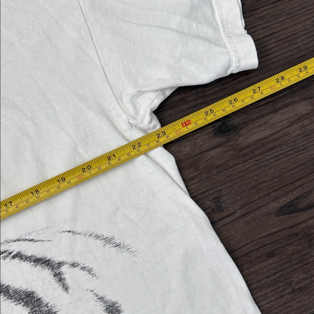 VINTAGE 1990S WHITE TIGER ANIMAL GRAPHIC SHORT SLEEVE TSHIRT MENS 2XL - Picture 9 of 11
